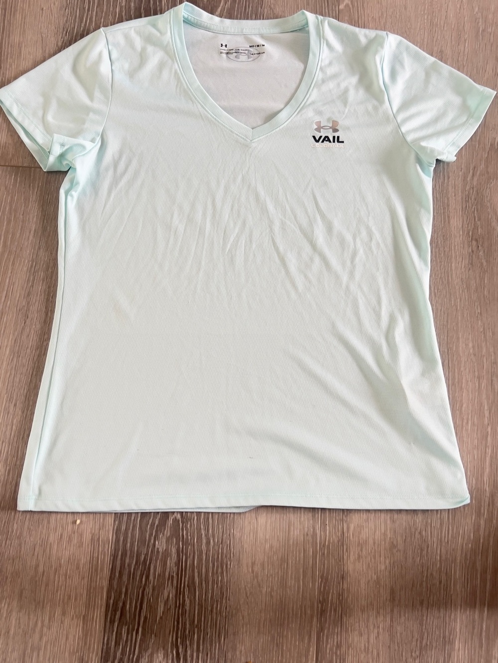 Under Armour Mint V-Neck Short Sleeve Tee - Vail Logo